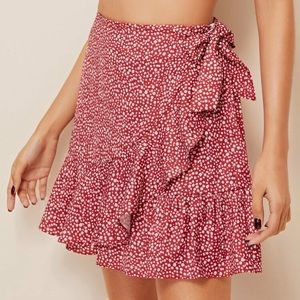 Dalmatian wraparound skirt